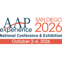 AAP Experience 2026 logo for the National Conference & Exhibition in San Diego, October 2–6, 2026.